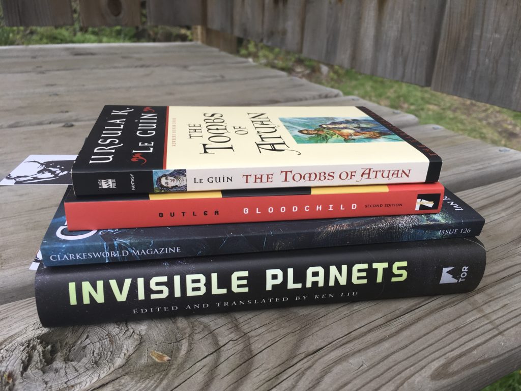 speculative fiction books from my to-read stacks