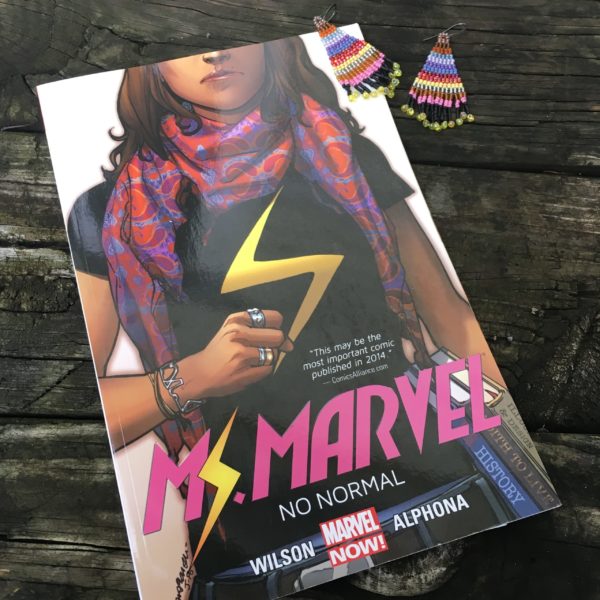 Ms. Marvel earrings